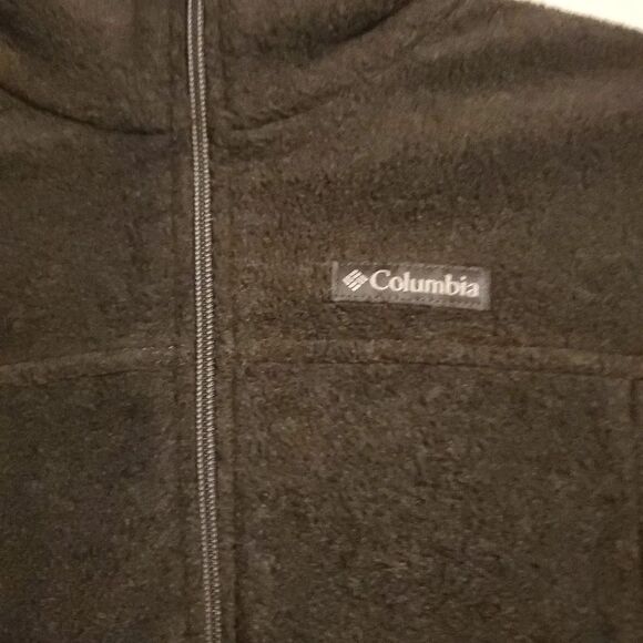 Columbia Boys Size Large Gray Fleece Zip Up Coat - Picture 5 of 5